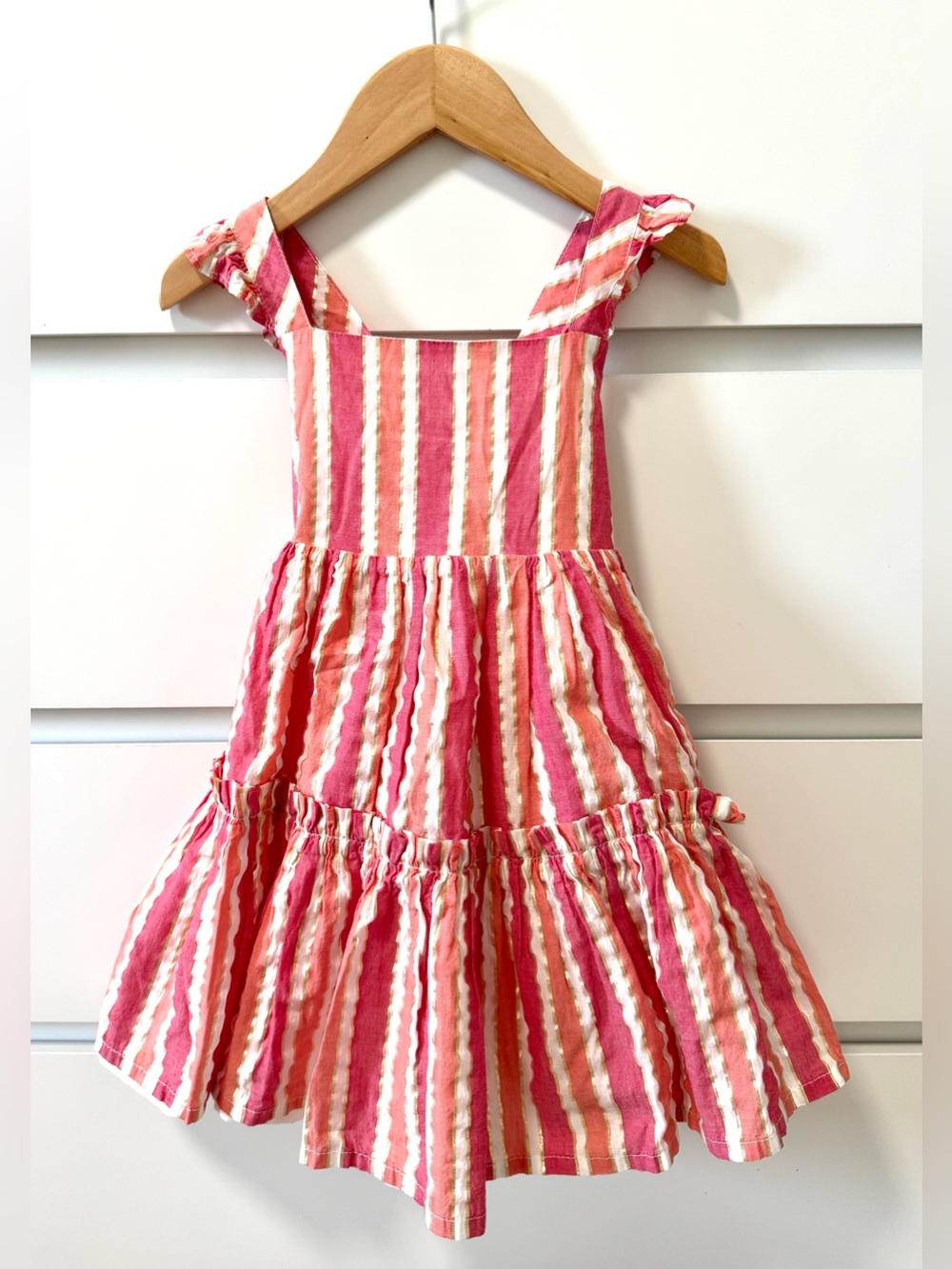Etta Vee Girls Striped Ruffle Sundress - Size: 4T - NWOT!